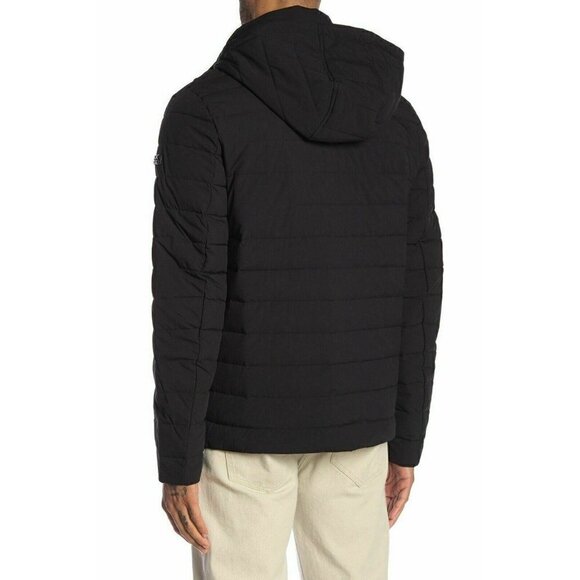 MICHAEL Michael Kors Mens Black Hooded Puff Jacket - Picture 3 of 12